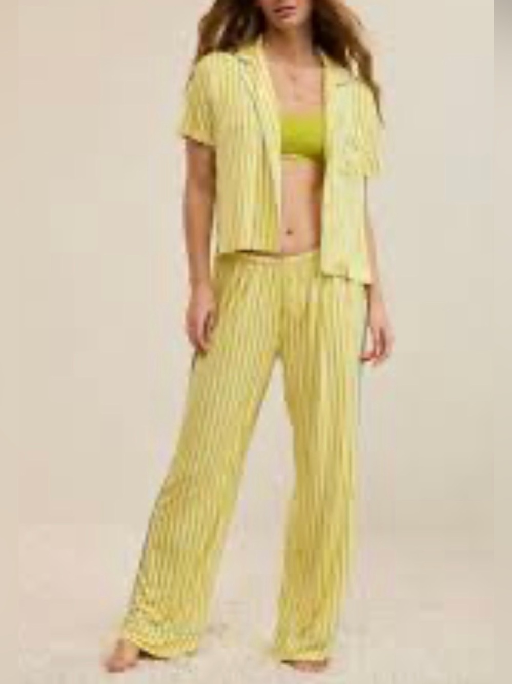 Aerie Smiley Pajama Set